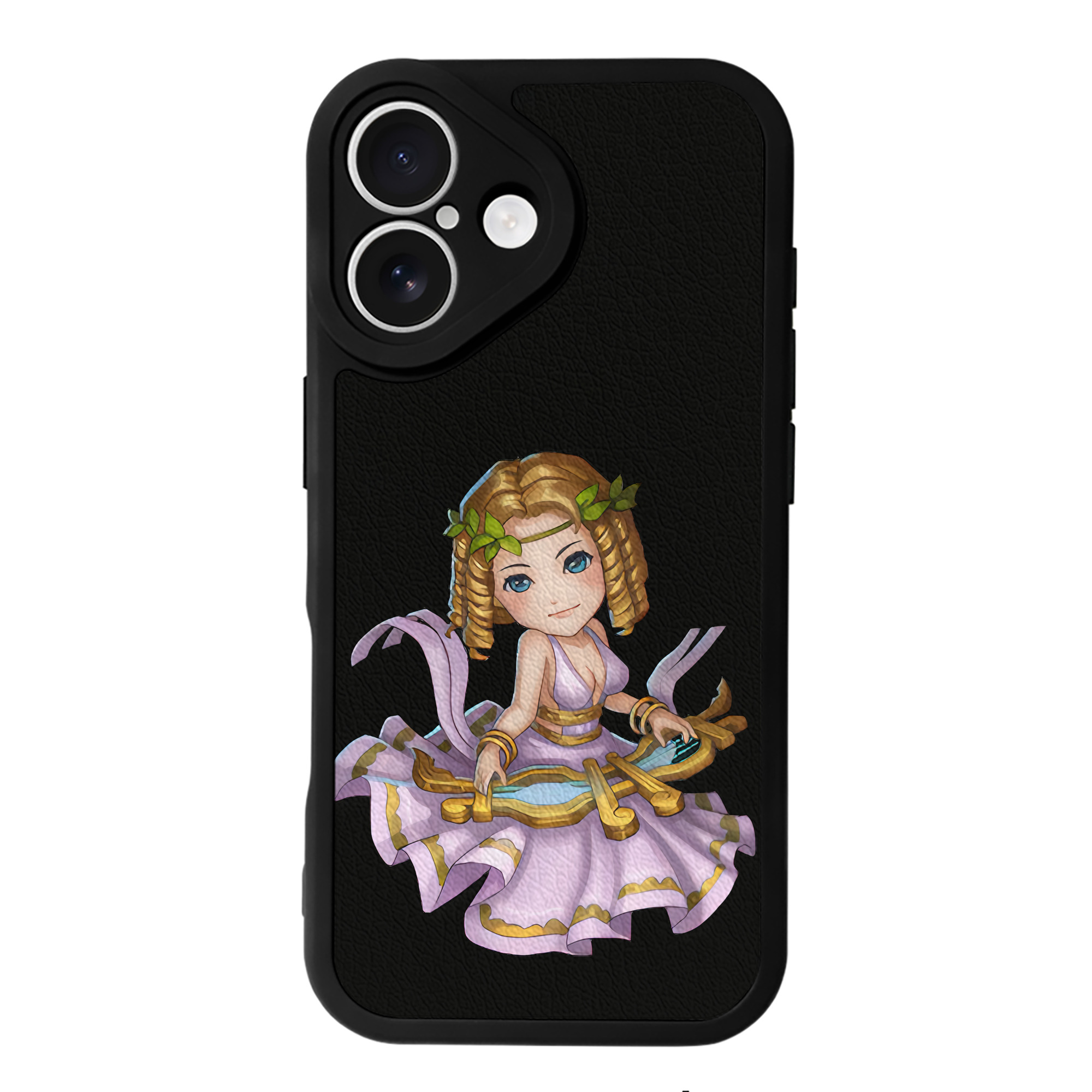 （画像用） リーグ・オブ・レジェンド League of Legends LOL 【iPhone 16シリーズ対応】シリコンスマホケース（レザー調） 材質：シリコン